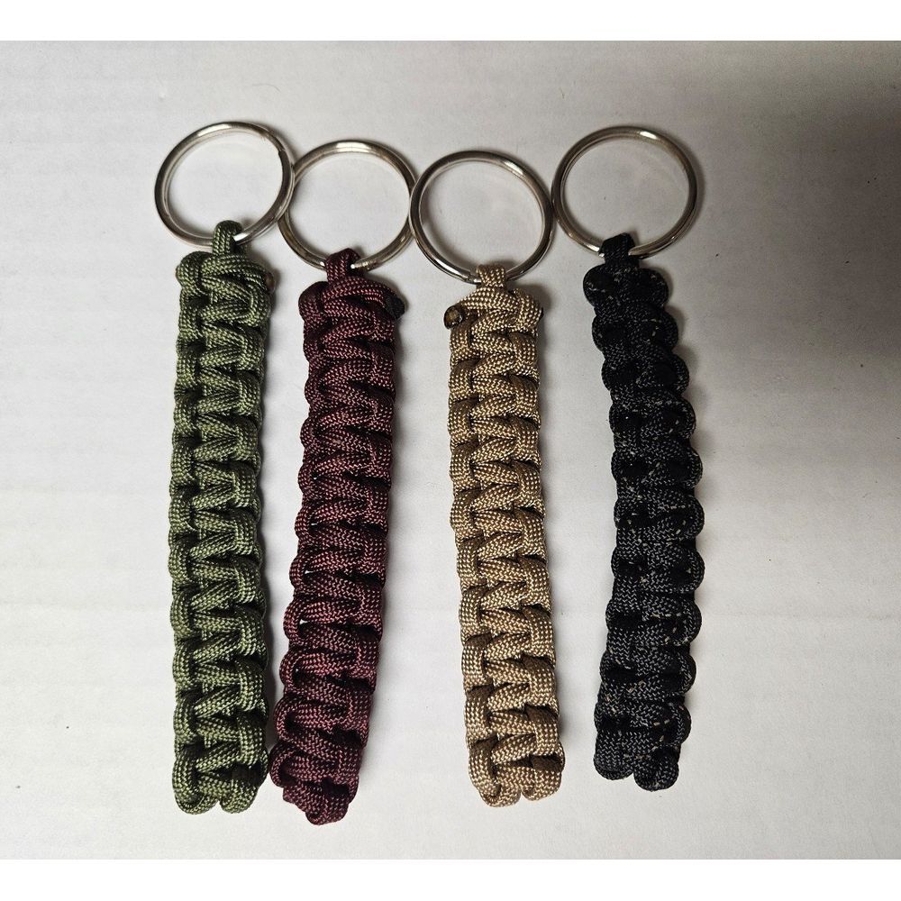 Paracord‎ 550 Keychain Bundle Black Tan